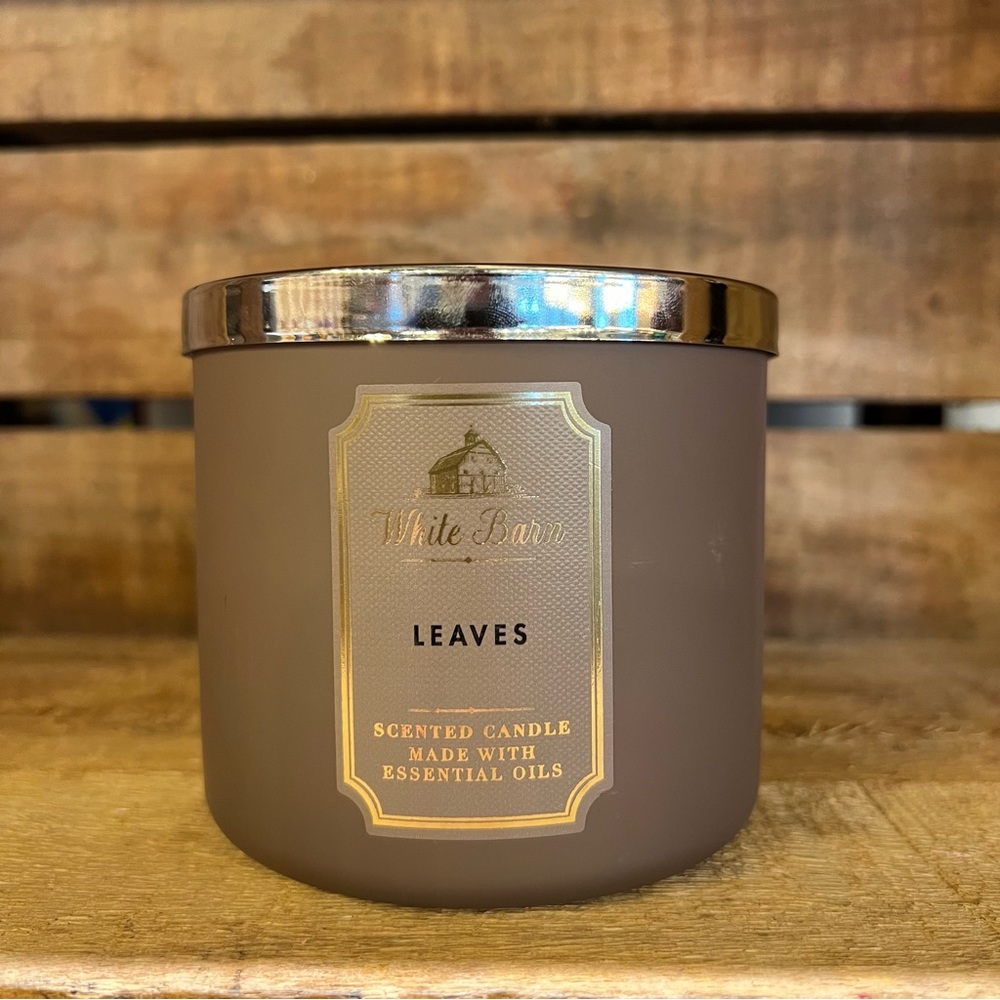 BBW LEAVES 3-WICK CANDLE